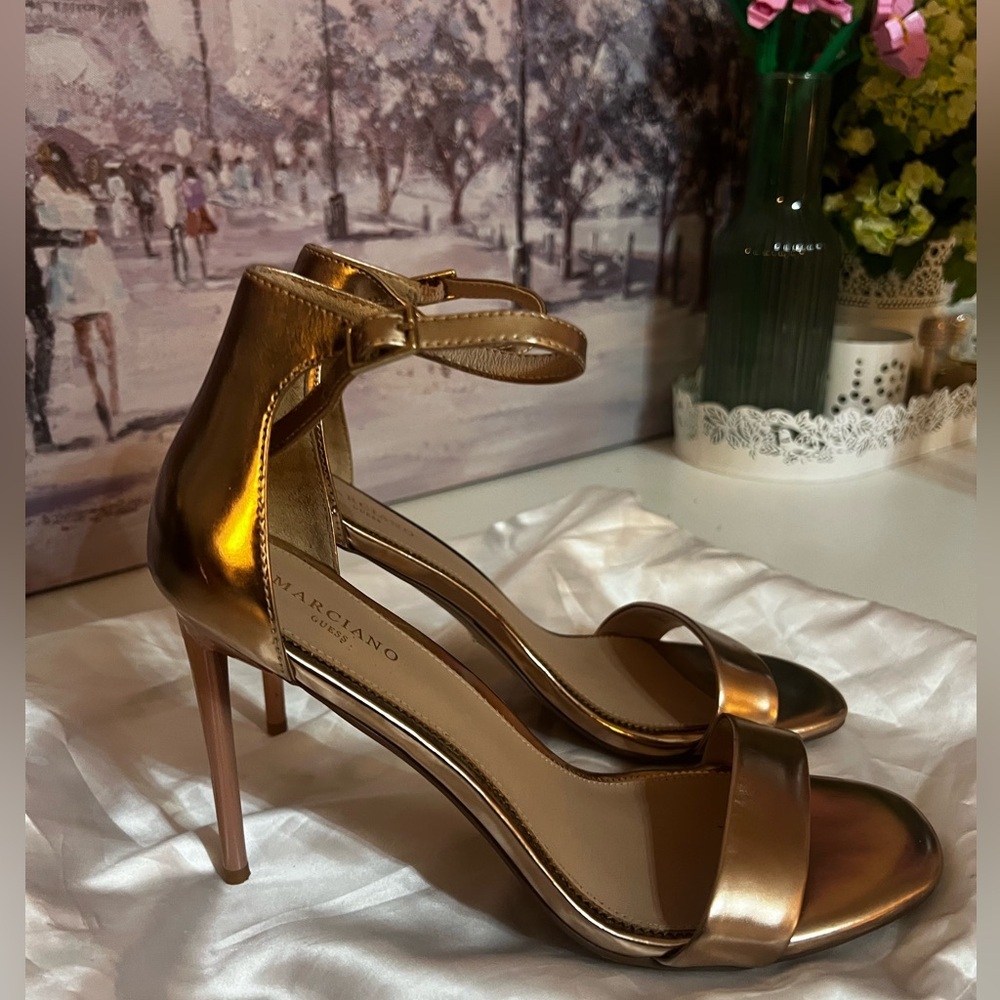 Marciano  Gold Heels - Picture 4 of 5